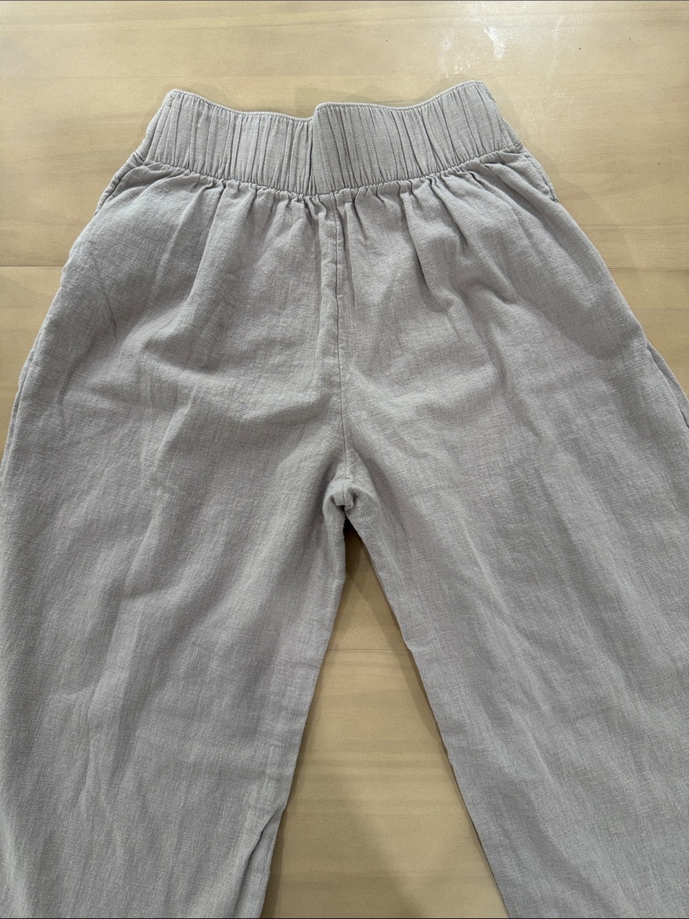 Abercrombie & Fitch Pull On Linen Pants Size XS - Picture 6 of 8
